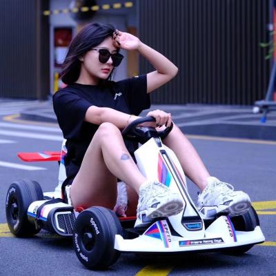 Beiqi No.8 go-kart children's electric toy car can be used for adult male and female baby net red racing car.