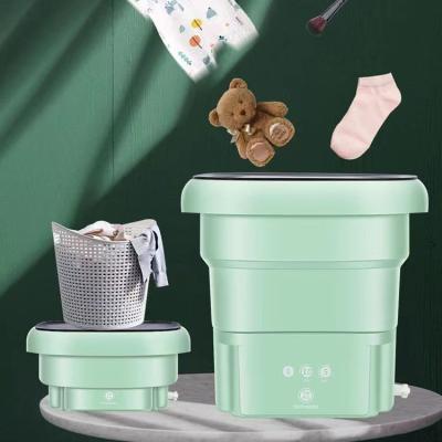 Folding washing machine underwear washing machine washing machine socks artifact small mini children baby baby sterilization mother-to-child disinfection washing machine