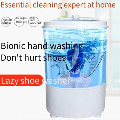 Wholesale gift shoe washing machine home mini small semi-automatic lazy shoe washing machine deodorizing shoe washing machine