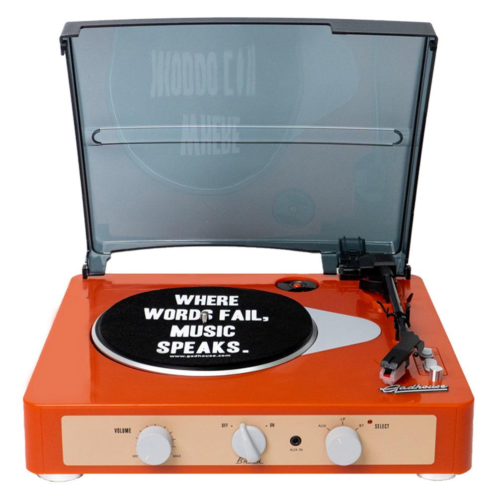 Gadhouse Brad MKII Record Player - Tangerine-Gadhouse-Mood