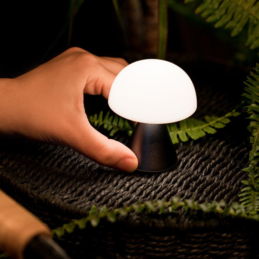 Lexon Mina Mini Led Lamp - Gunmetal-Lexon-Mood