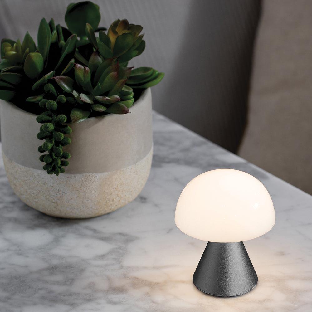 Lexon Mina Mini Led Lamp - Gunmetal-Lexon-Mood