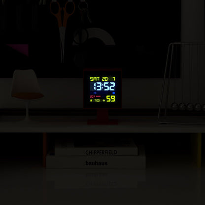 Newgate Monolith Lcd Alarm Clock Fire Engine Red*-Newgate-Mood