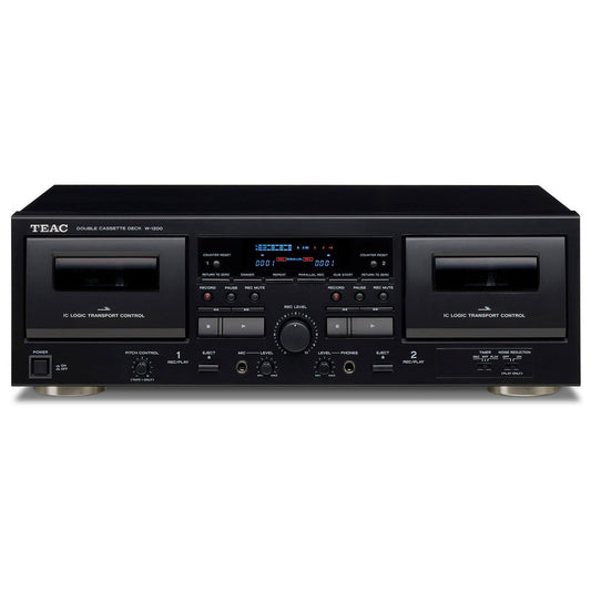 TEAC W-1200 Double Cassette Deck-Teac-Mood